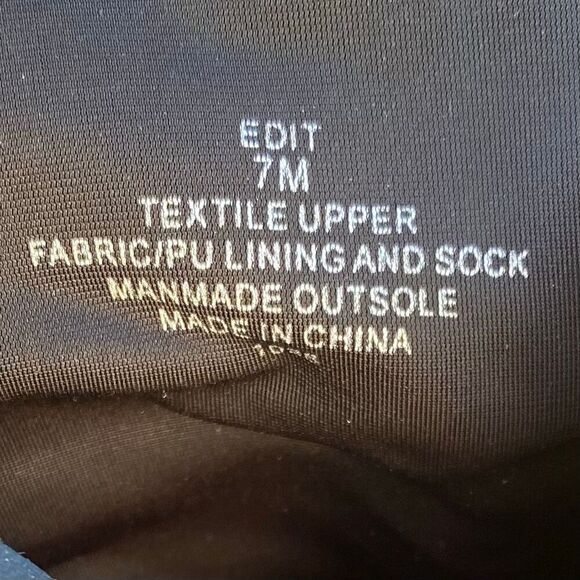 Steven Madden Blue Edit Zip Up Velvet Block Heel Ankle Boots Sz 7 EUC - Picture 8 of 9